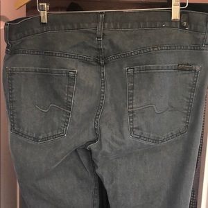 7 For All Man Kind Men’s Black Jeans